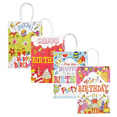 Small Paper Gift Bag - Birthday